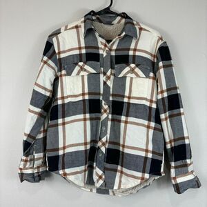 Eddie Bauer Fleece Lined Plaid Shacket